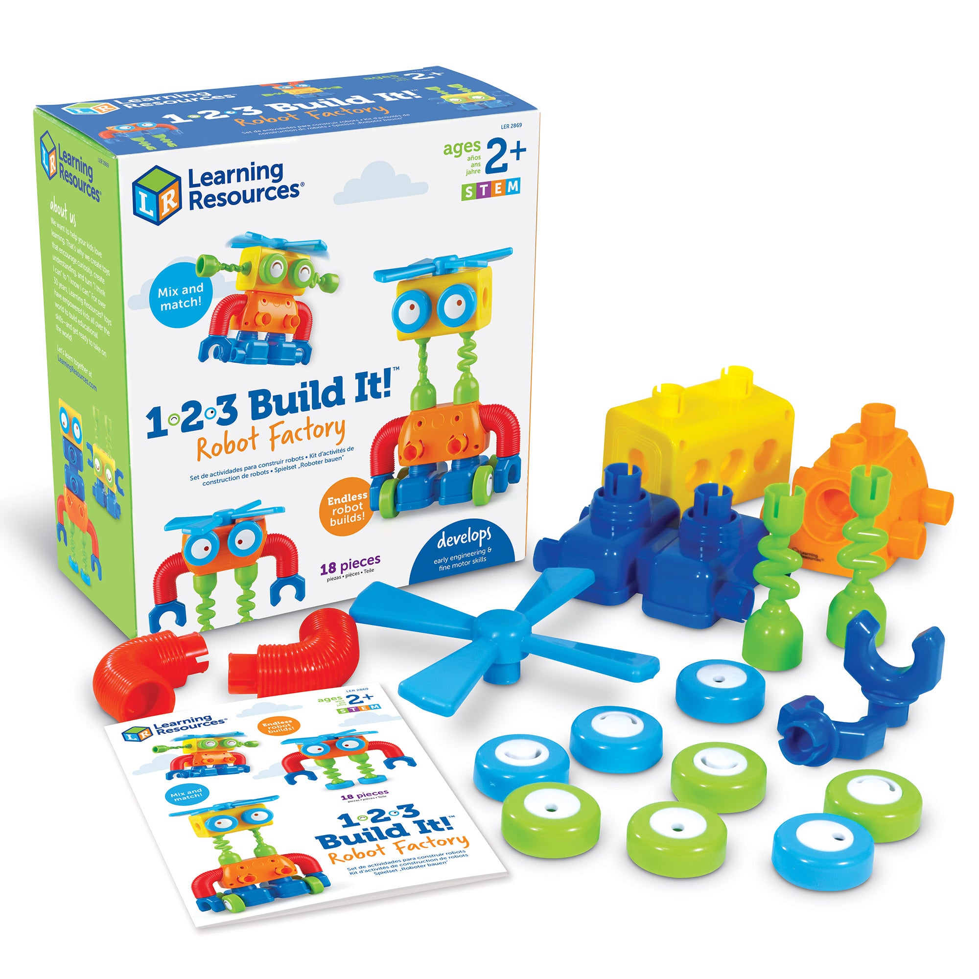 Learning Resources - 1-2-3 Bouw het!™ Robotfabriek