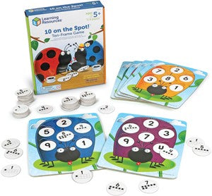 Learning Resources - 10 Op de Plek! Tienraam Spel