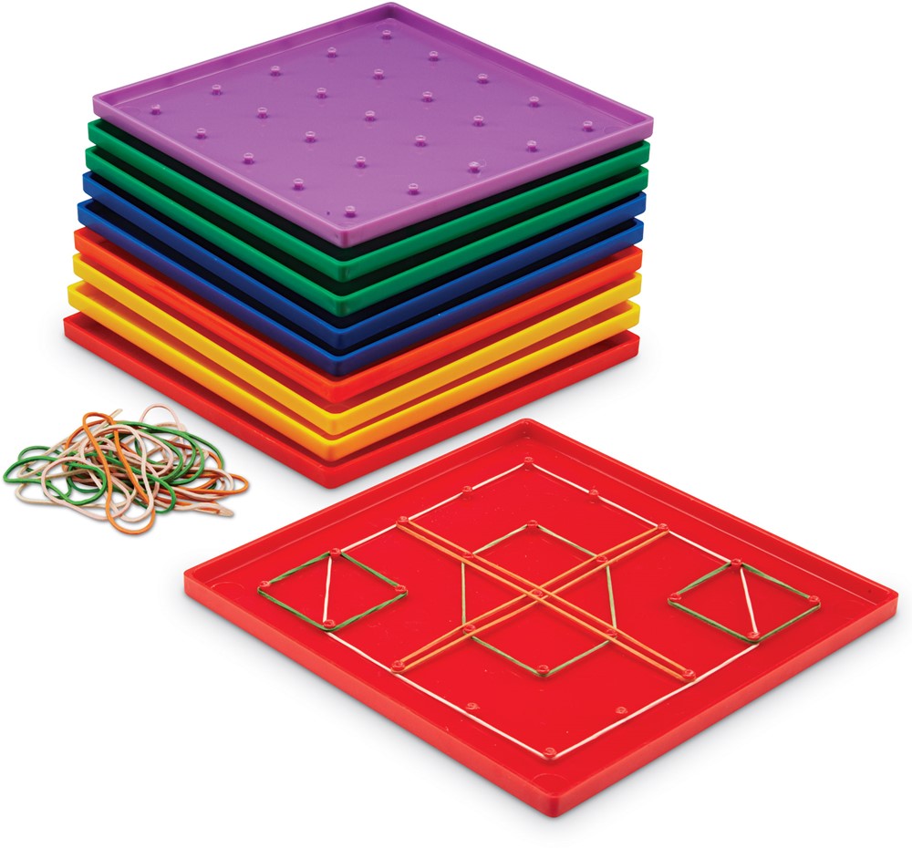 Learning Resources - Geoboard 5x5 Pinnen (Set van 10)