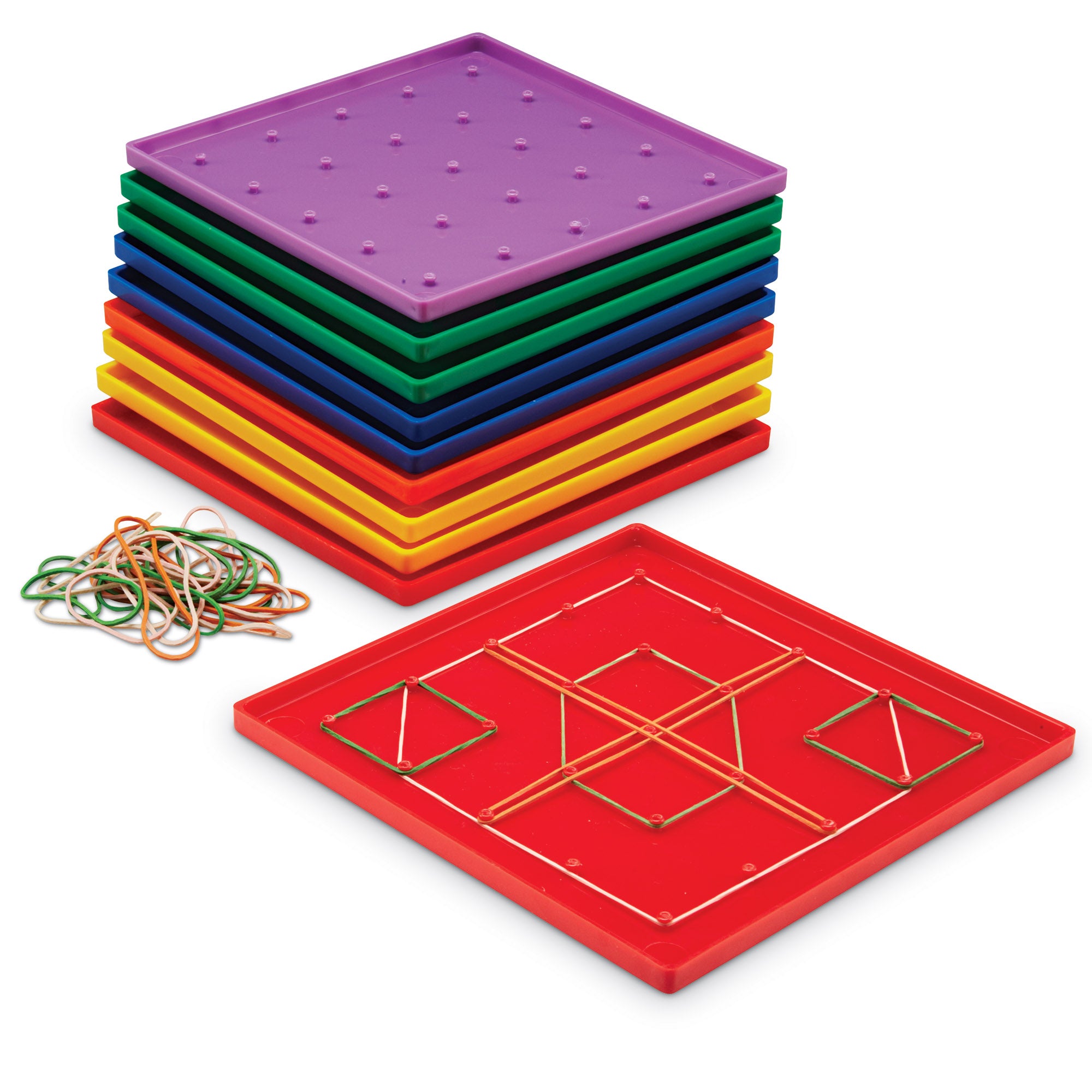 Learning Resources - Geoboard 5x5 Pinnen (Set van 10)