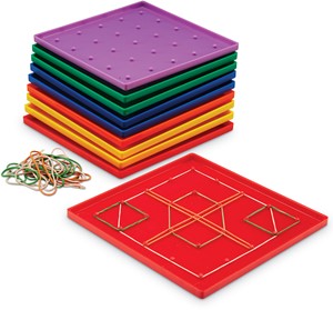 Learning Resources - Geoboard 5x5 Pinnen (Set van 10)