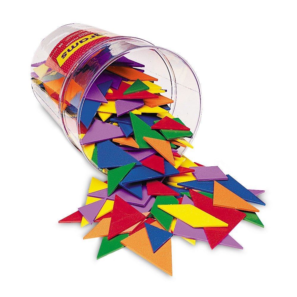 Learning Resources - 6-Kleuren Tangram Puzzel