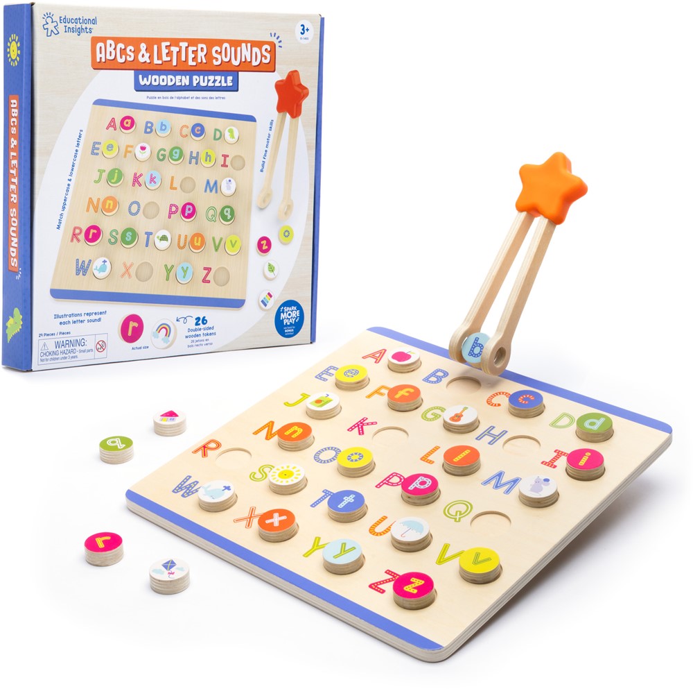 Learning Resources - ABC & Letterklanken Houten Puzzel