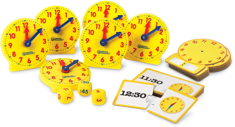 Learning Resources - About Time! Kleingroep Activiteiten Set - Klok en Tijd Leren