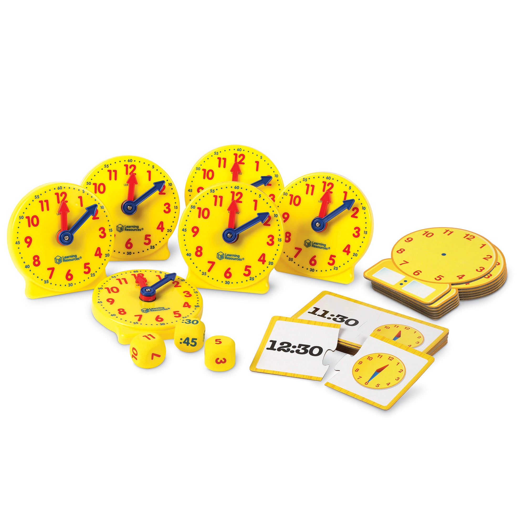 Learning Resources - About Time! Kleingroep Activiteiten Set - Klok en Tijd Leren
