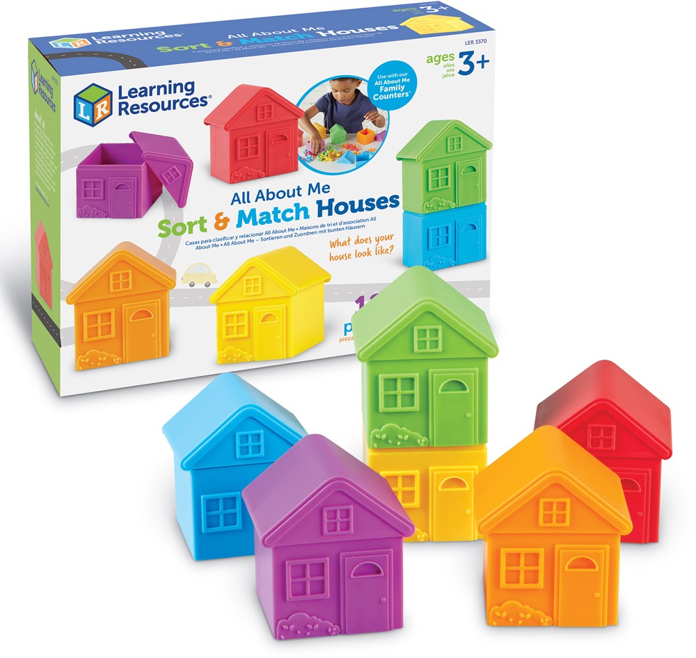 Learning Resources - All About Me Sorteer- en Matchhuisjes