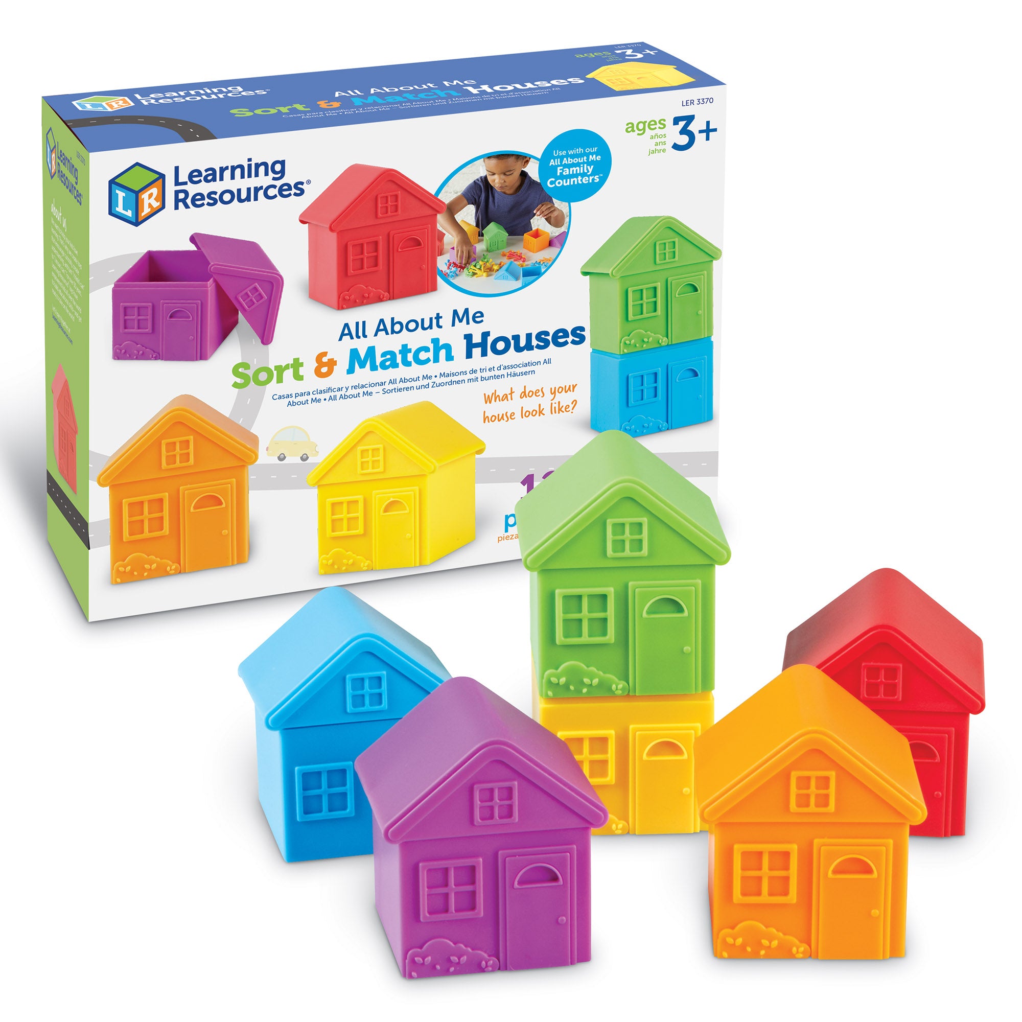 Learning Resources - All About Me Sorteer- en Matchhuisjes