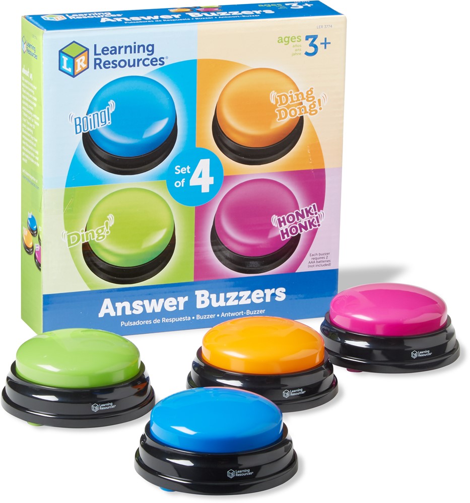 Learning Resources - Antwoordzoemers (Set van 4)