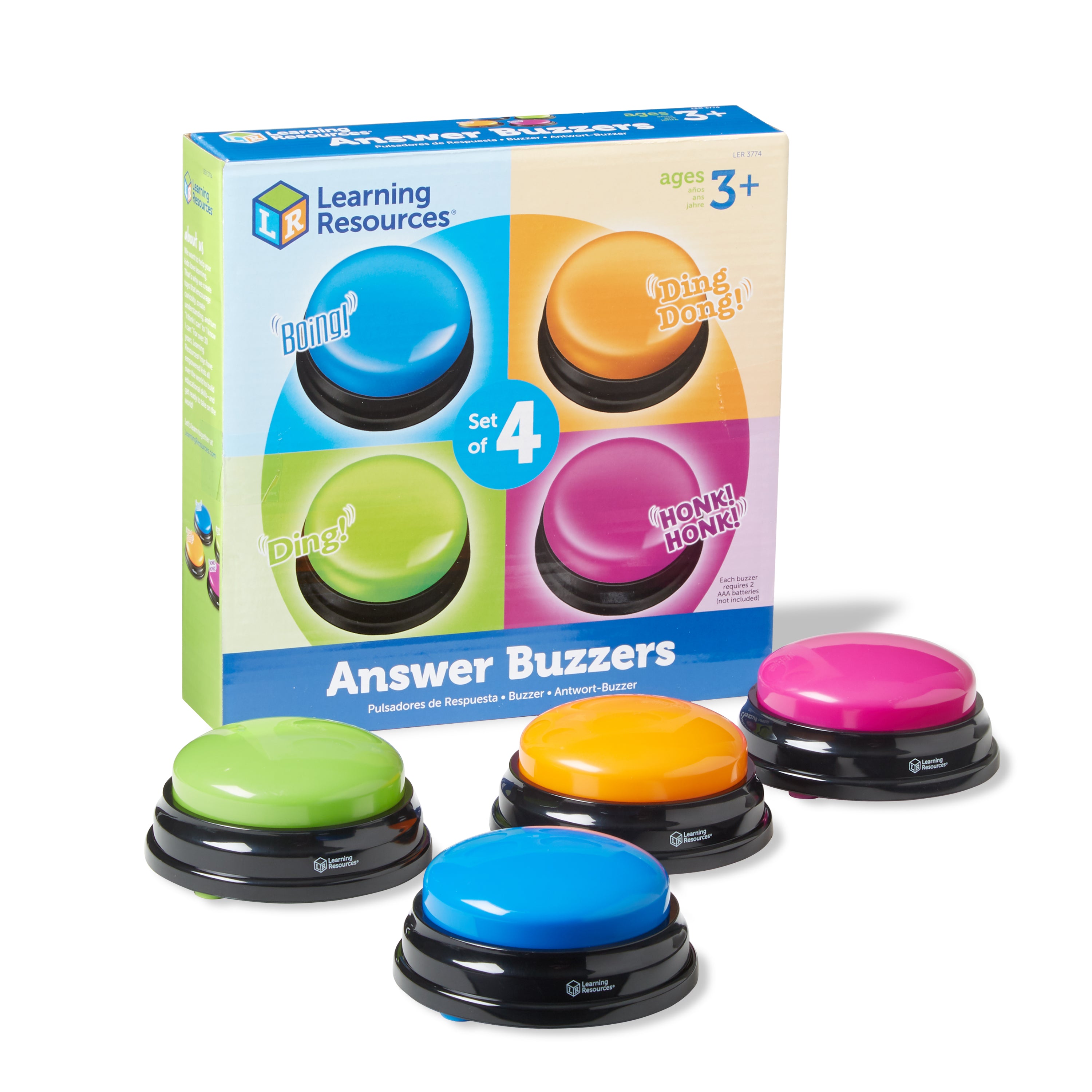 Learning Resources - Antwoordzoemers (Set van 4)