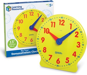 Learning Resources - Big Time Demonstratieklok 12-Uurs Formaat