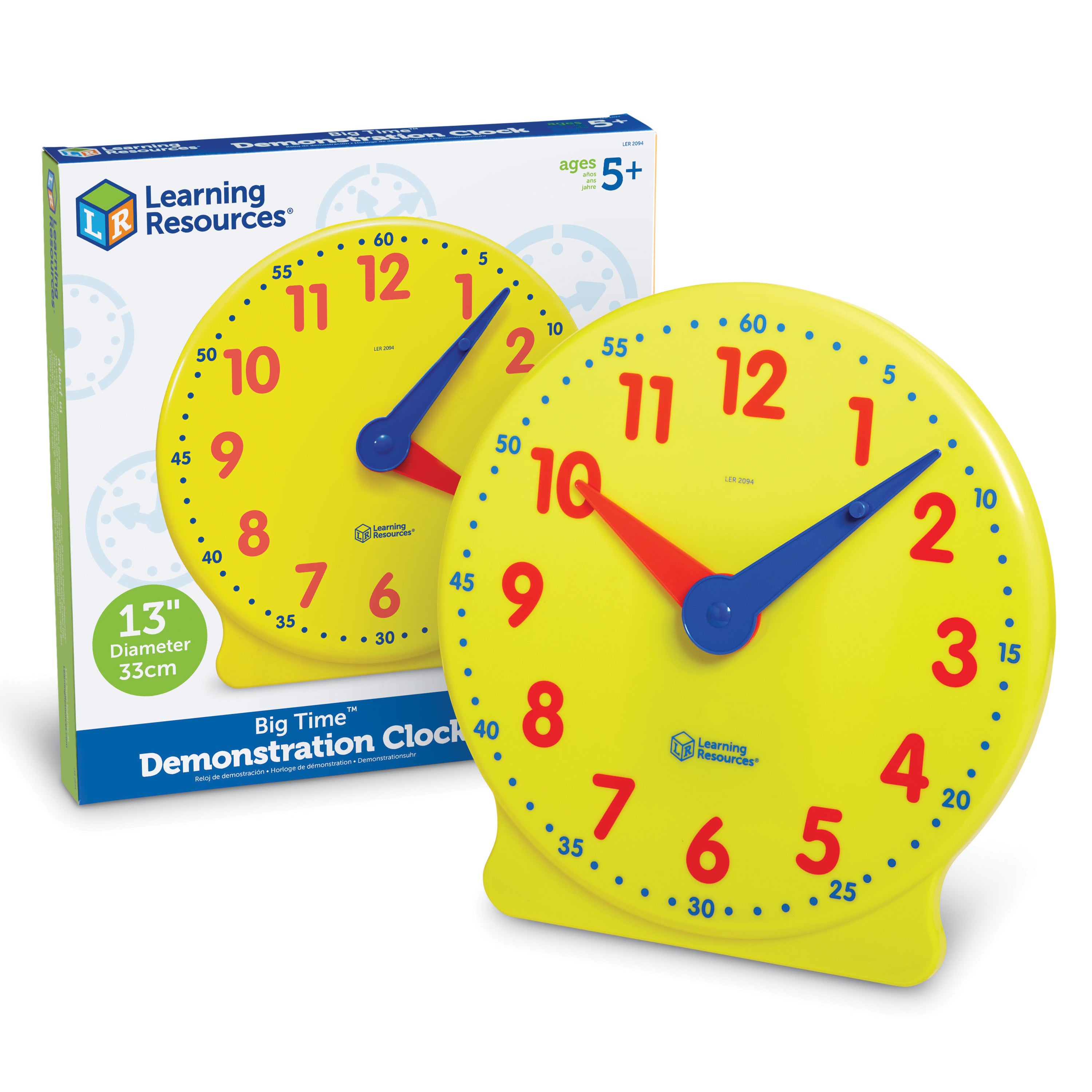 Learning Resources - Big Time Demonstratieklok 12-Uurs Formaat
