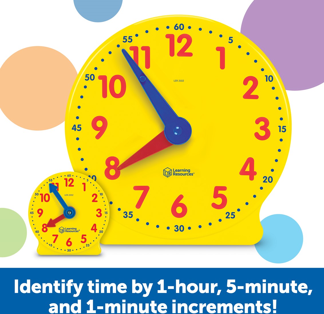 Learning Resources - Big Time® klassenset instructie + kleine klokjes (25 delig)