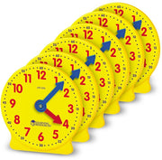Learning Resources - Big Time Tandwiel Mini-Klokken (Set van 6)