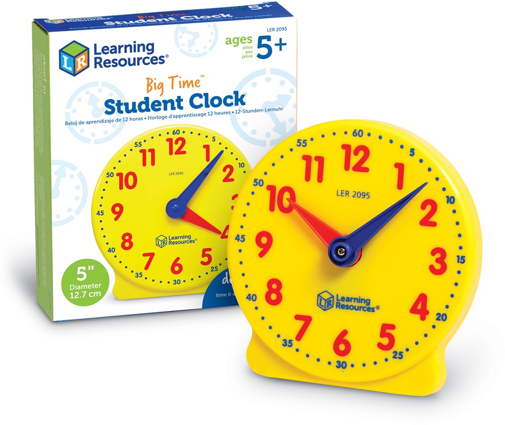 Learning Resources - Big Time® Learning Clocks® Leerklok voor Leerlingen