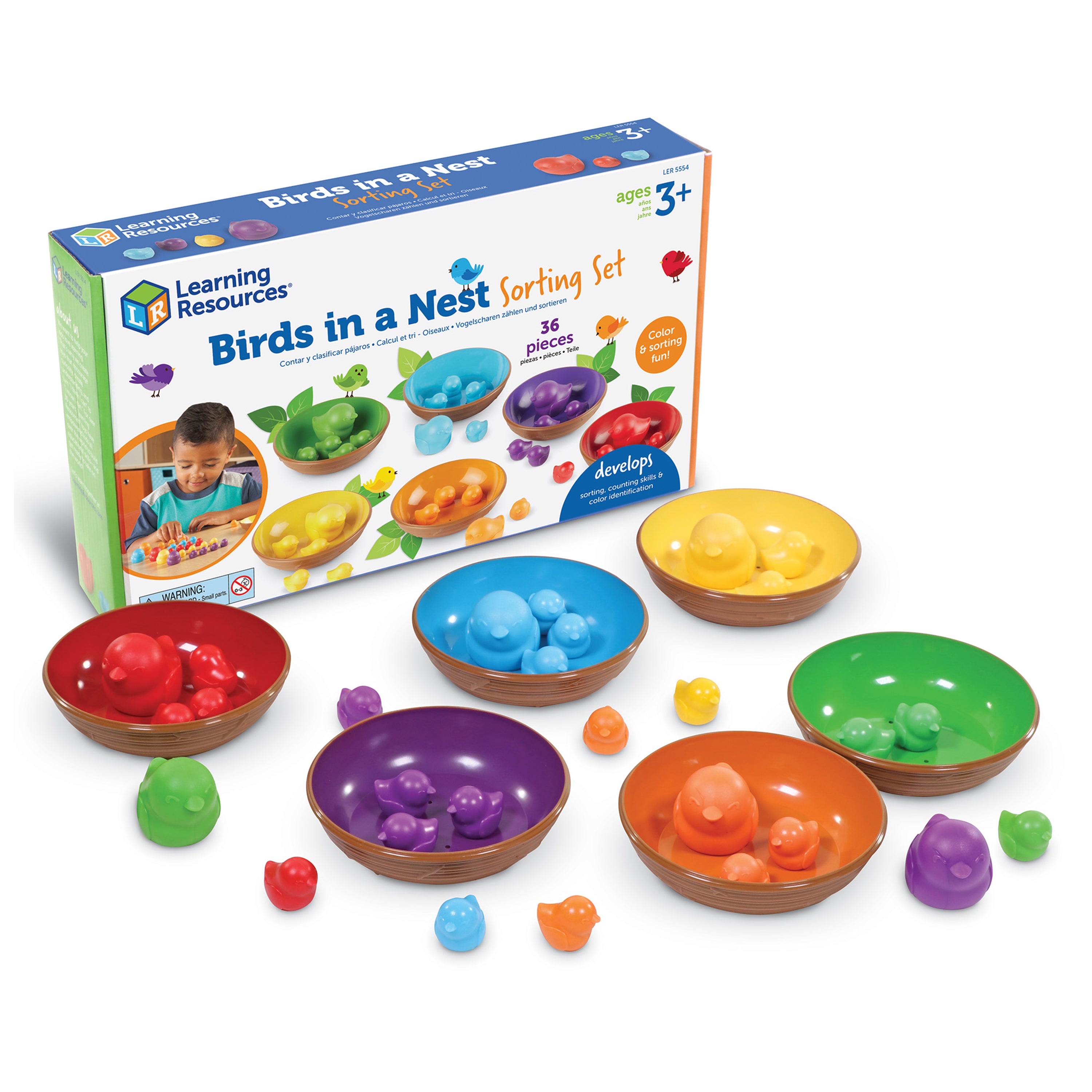 Learning Resources - Vogeltjes in Nest Sorteer Set