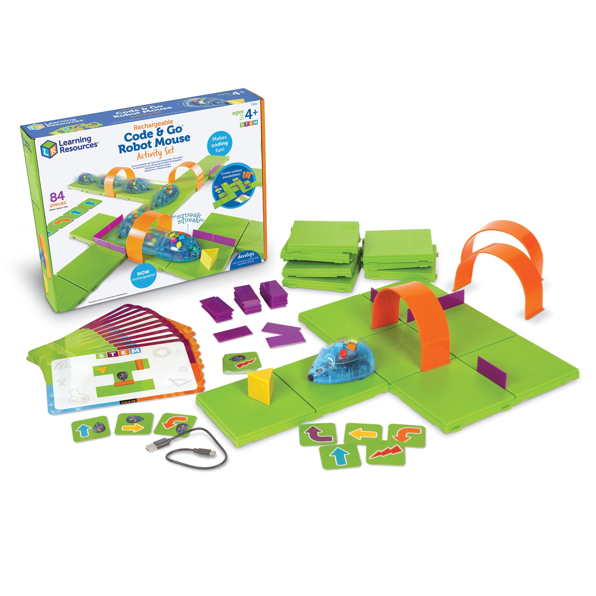 Learning Resources - Code & Go Muis Activiteitenset - Oplaadbaar