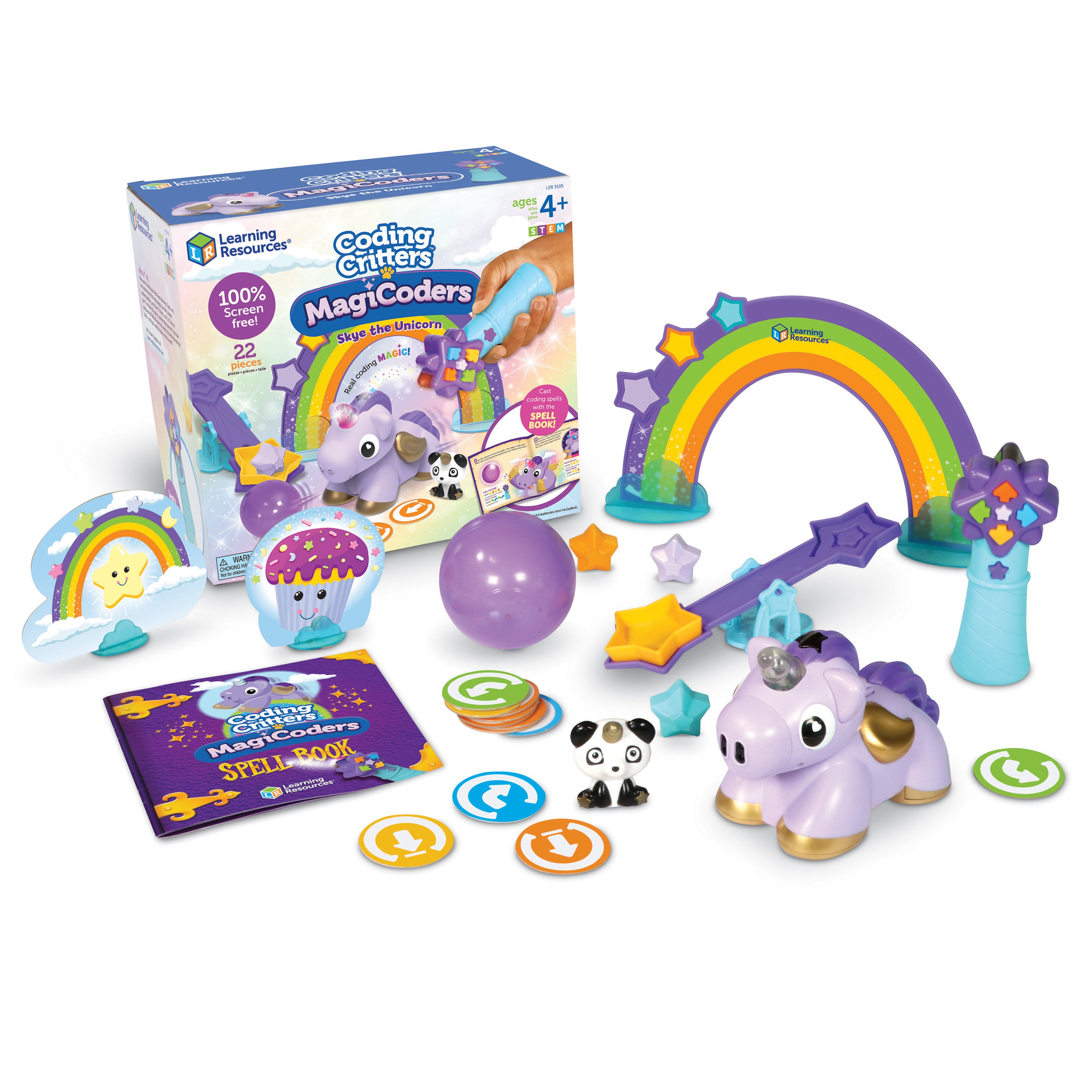 Learning Resources - Coding Critters MagiCoders: Skye de Eenhoorn