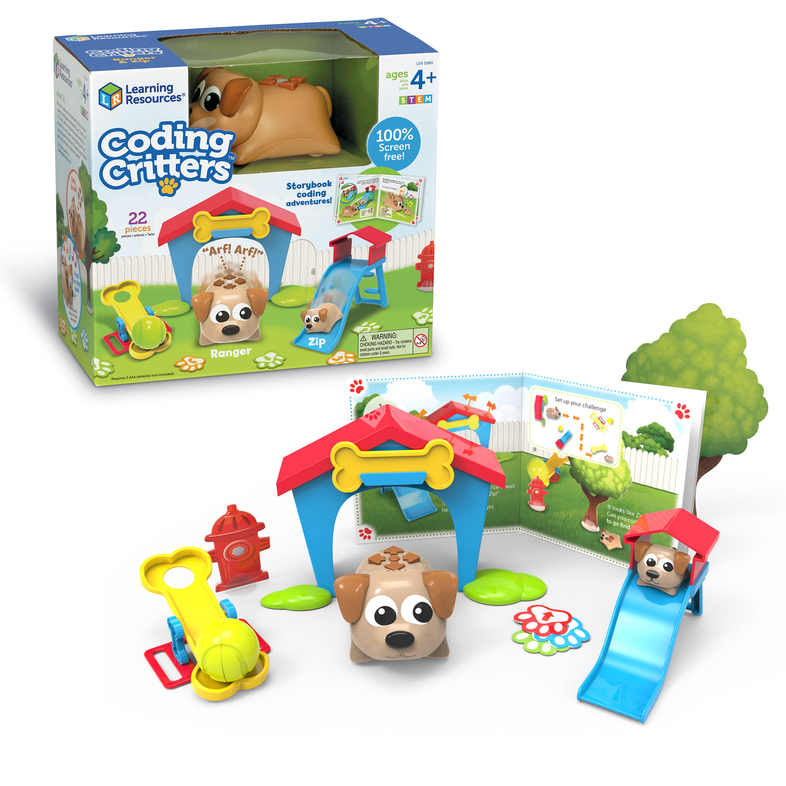 Learning Resources - Coding Critters Ranger en Zip Programmeerbare Huisdieren