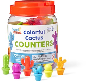 Learning Resources - Kleurrijke Cactus Telfiguren