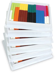 Learning Resources - Rekenstaafjes Cuisenaire Verbindbaar Klassenset (Zes Sets van 74 Staafjes)