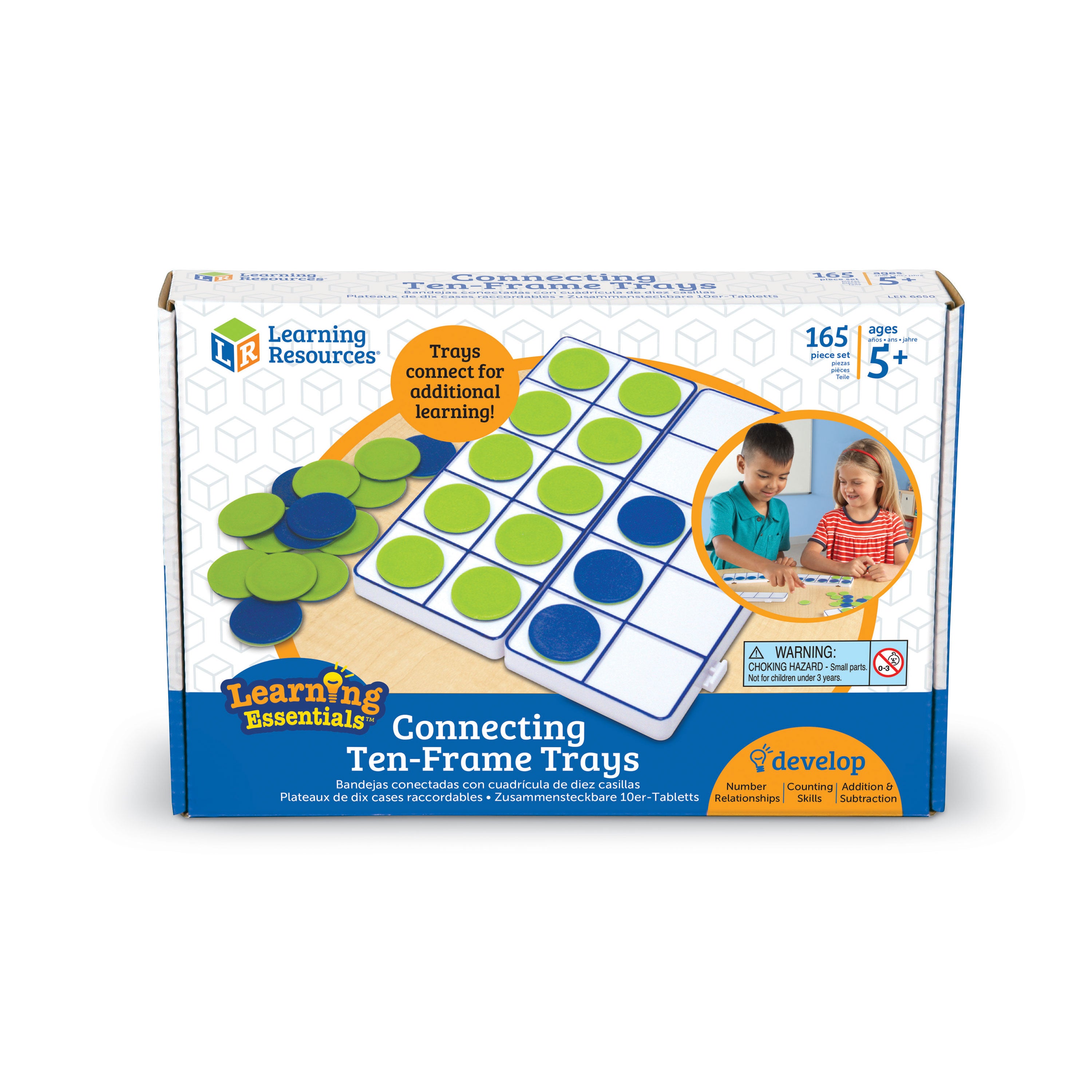 Learning Resources - Verbindbare Tienraam Rekenbakjes