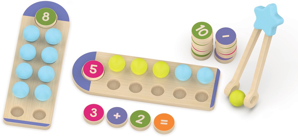 Learning Resources - Tel en Match Houten Set