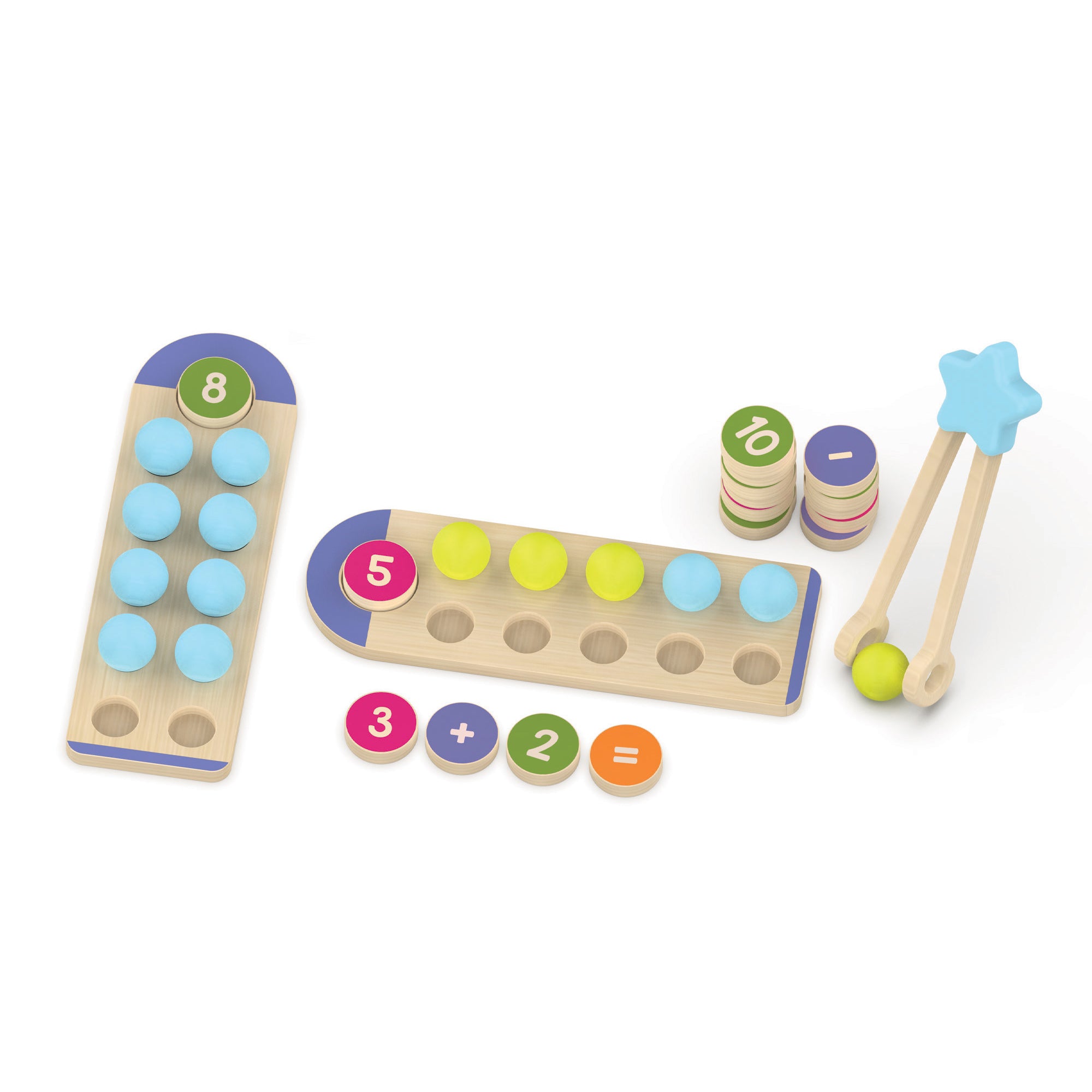 Learning Resources - Tel en Match Houten Set