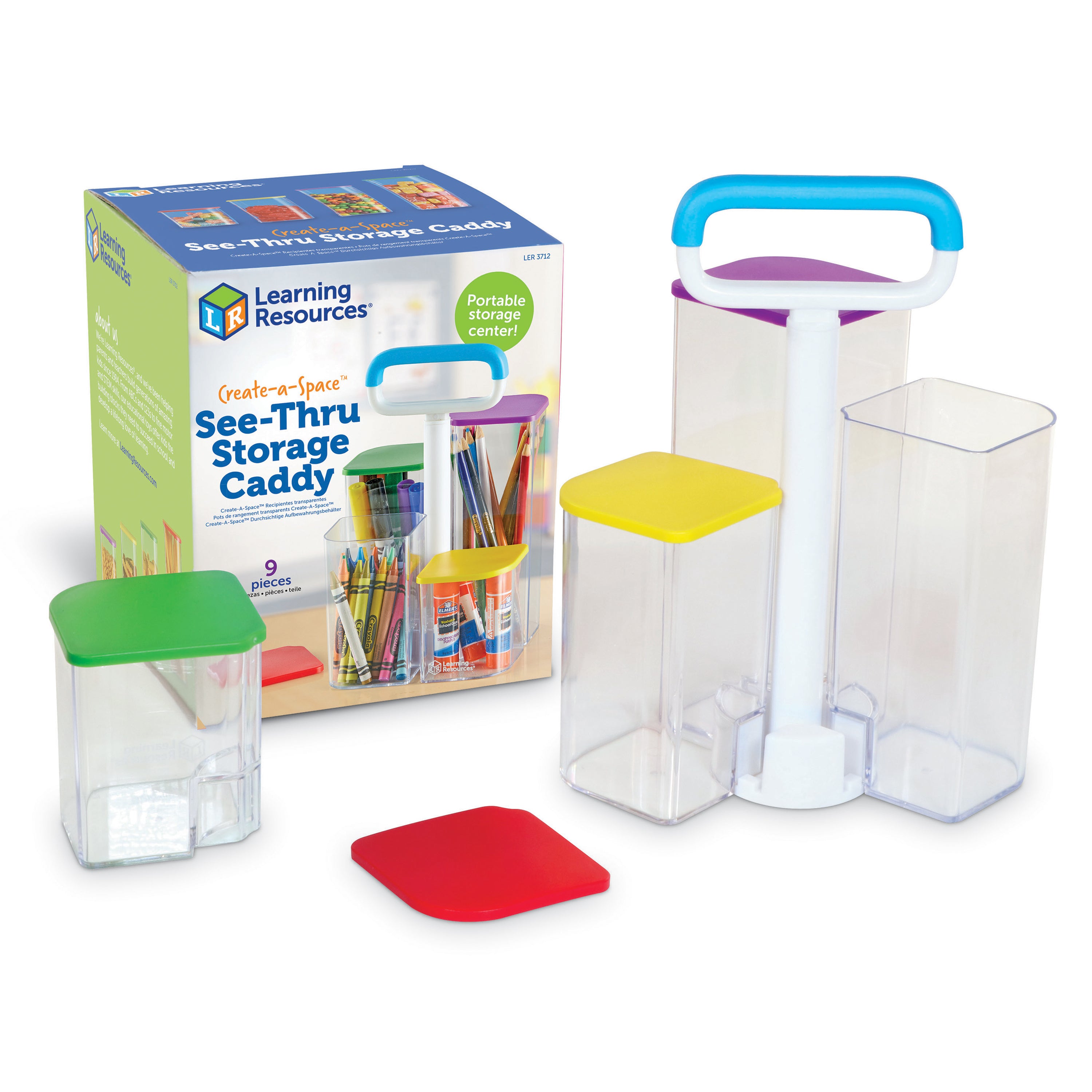 Learning Resources - Doorzichtige Opbergbox met Handvat