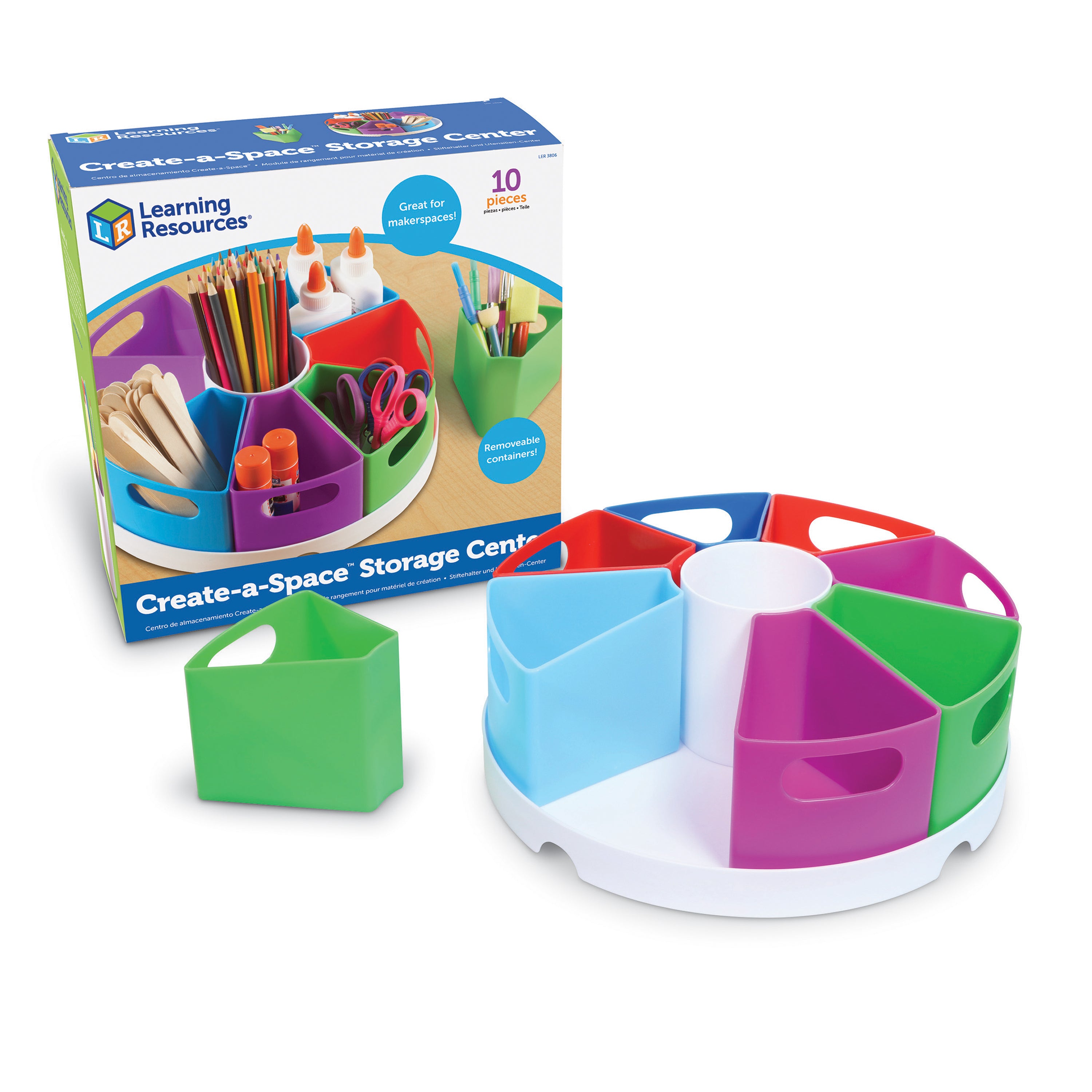 Learning Resources - Opbergstation met Vakjes voor de Werkplek