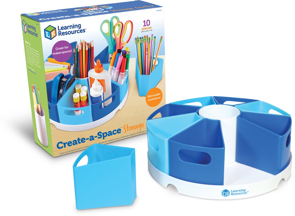 Learning Resources - Create-a-Space Opbergcentrum - Blauw