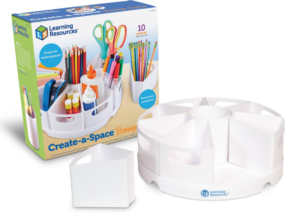 Learning Resources - Opbergcentrum met Laden - Wit
