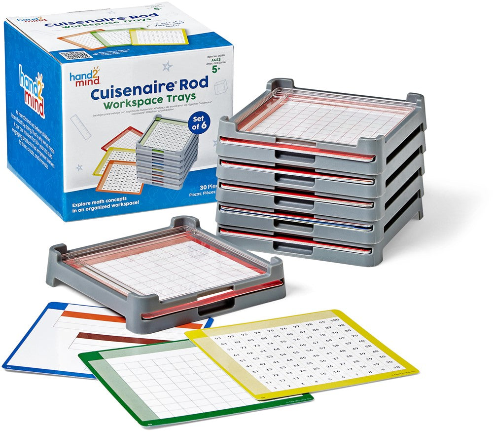 Learning Resources - Cuisenaire® Rekenstaven Werkbladen, Set van 6