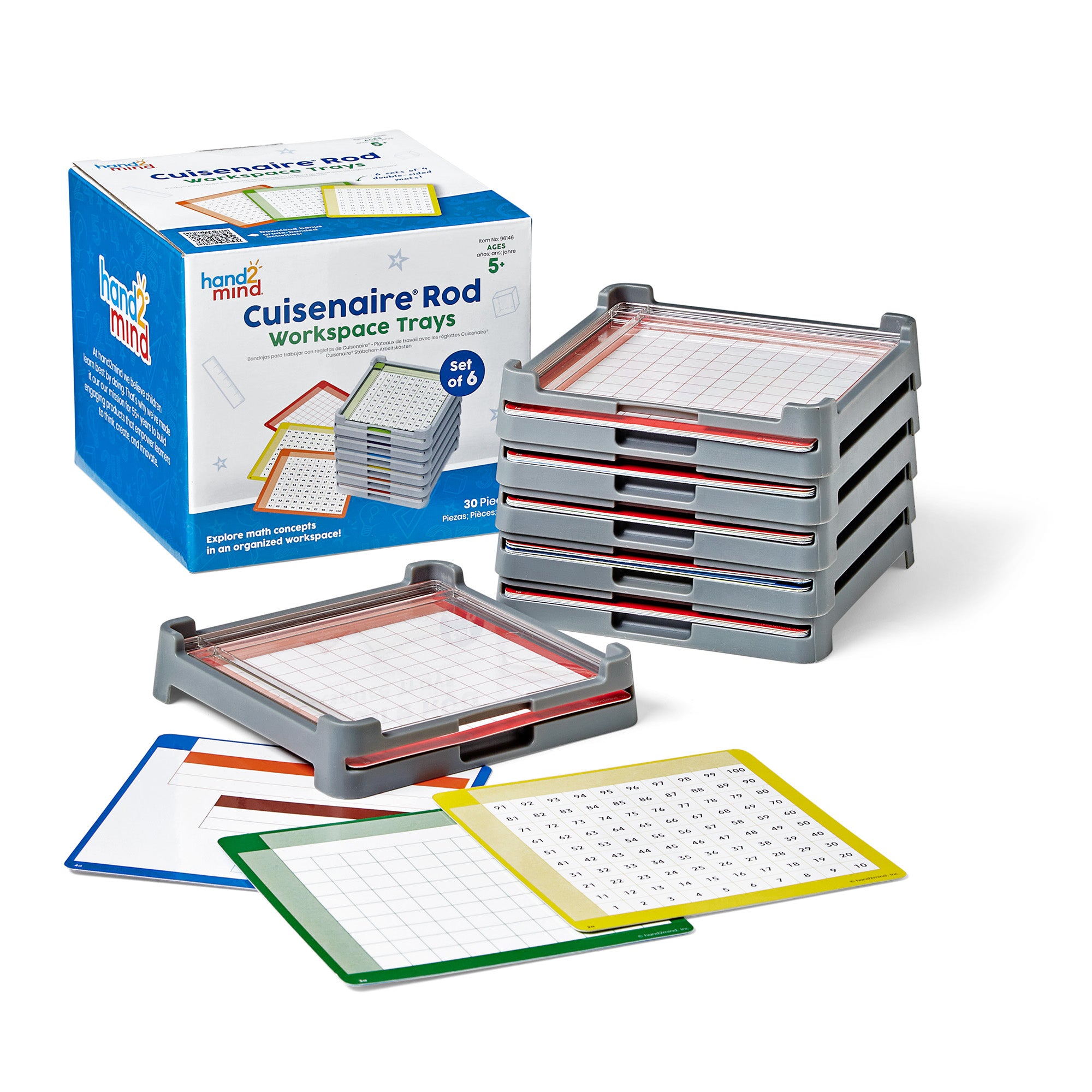 Learning Resources - Cuisenaire® Rekenstaven Werkbladen, Set van 6