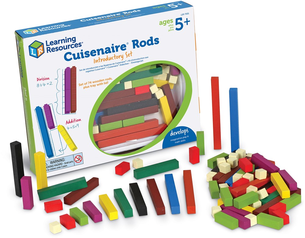 Learning Resources - Cuisenaire® Rods Introductory Set van hout