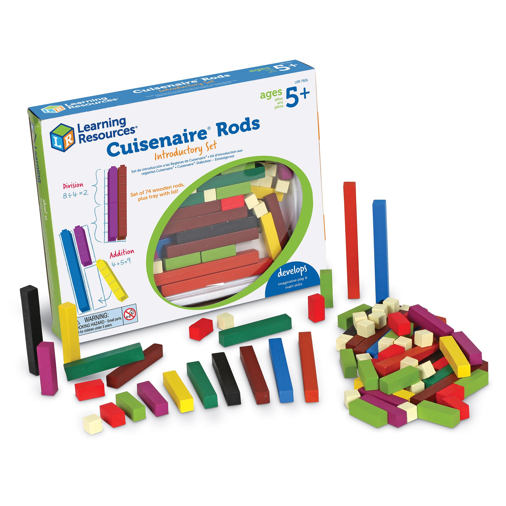Learning Resources - Cuisenaire® Rods Introductory Set van hout