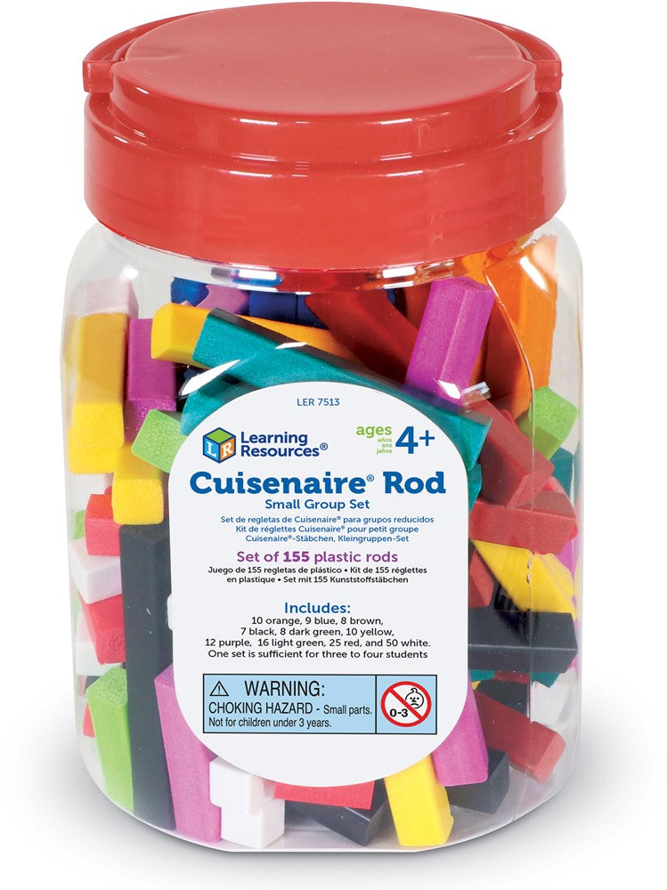 Learning Resources - Cuisenaire Rekenstaven Kleine Groepsset, Plastic (155 stuks)