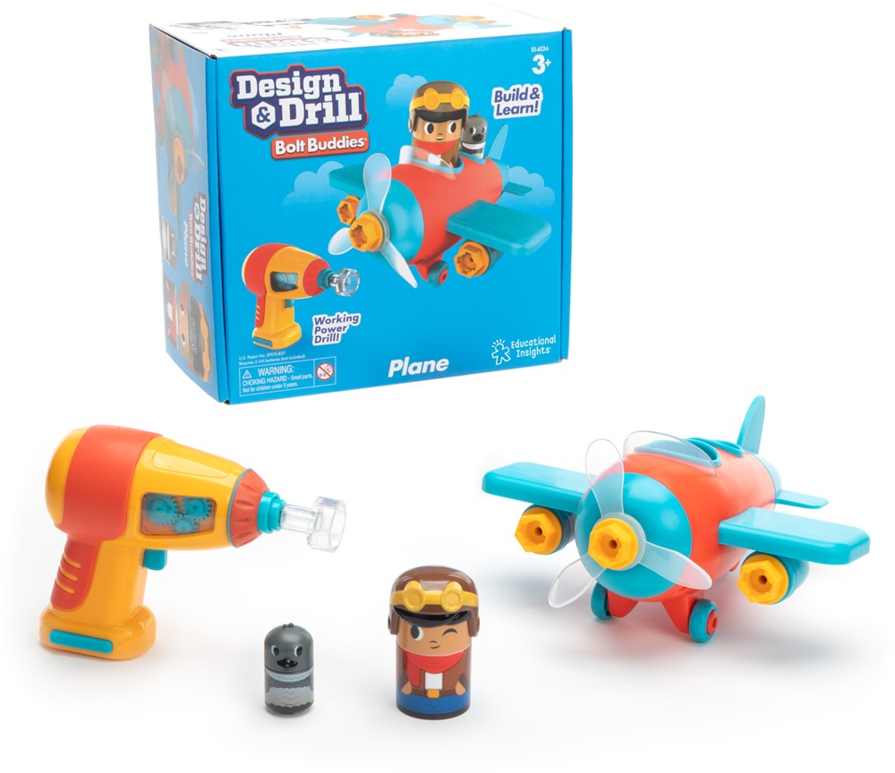Learning Resources - Design & Drill Bolt Buddies Vliegtuig