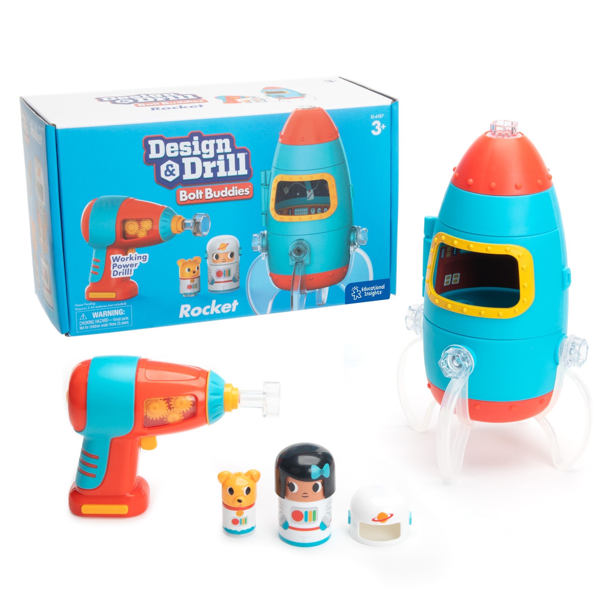 Learning Resources - Design & Drill Bolt Buddies Raket