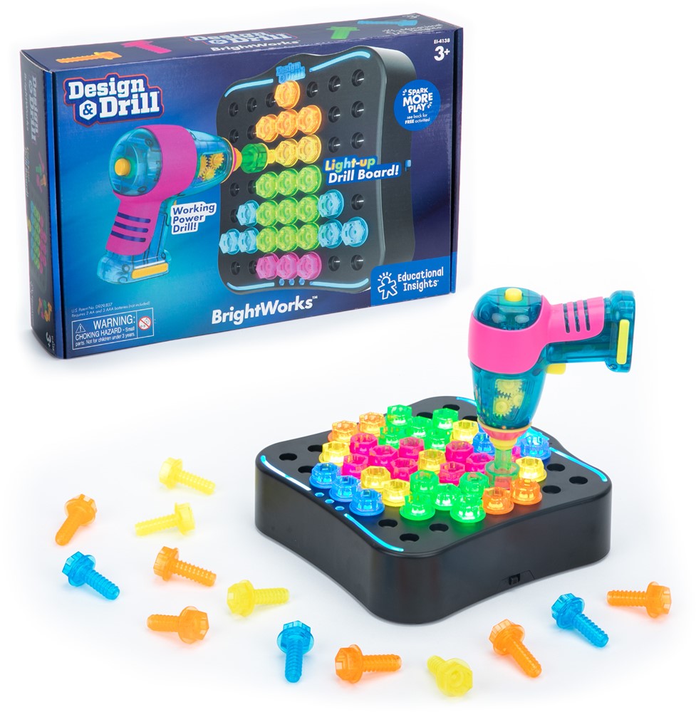Learning Resources - Design & Drill Brightworks - Boor en Bouw Speelgoed met Licht