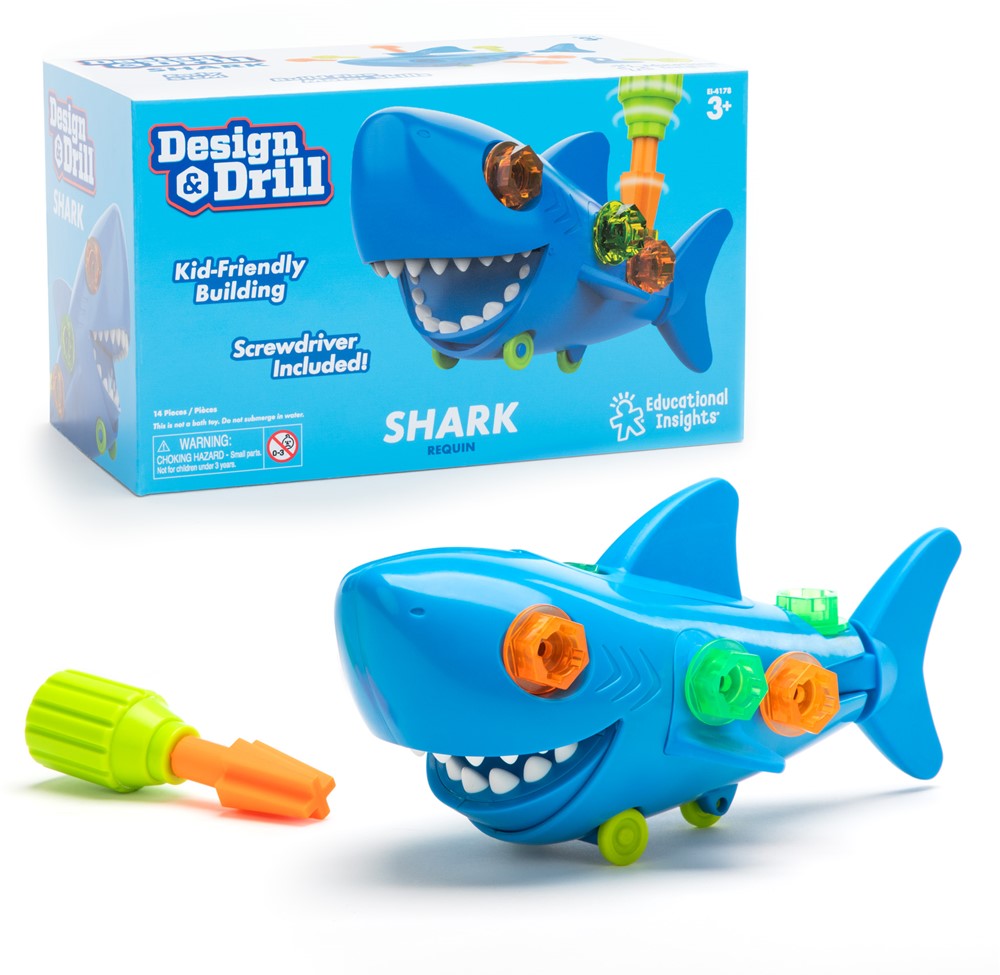 Learning Resources - Design & Drill Haai - Boor- en Constructieset