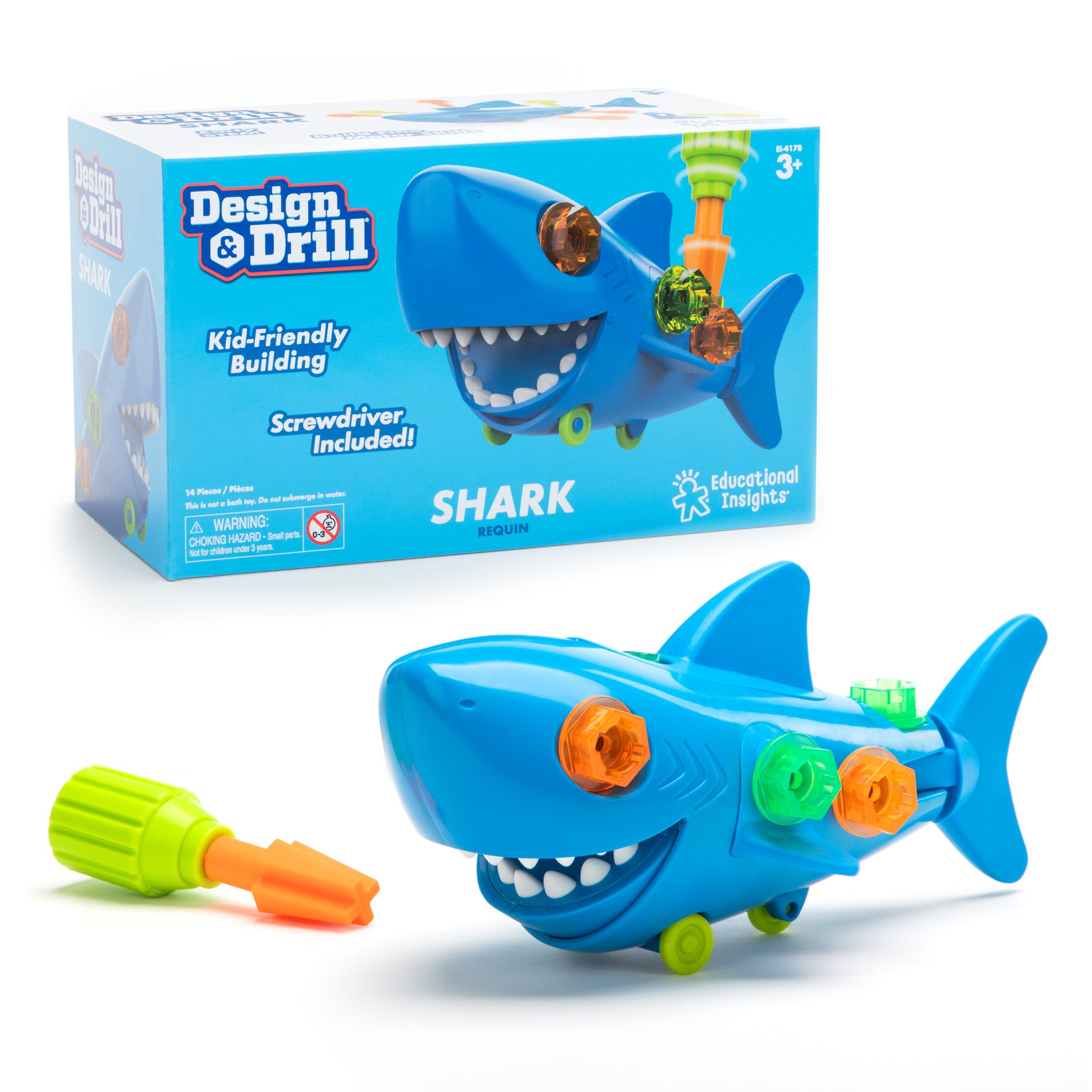 Learning Resources - Design & Drill Haai - Boor- en Constructieset