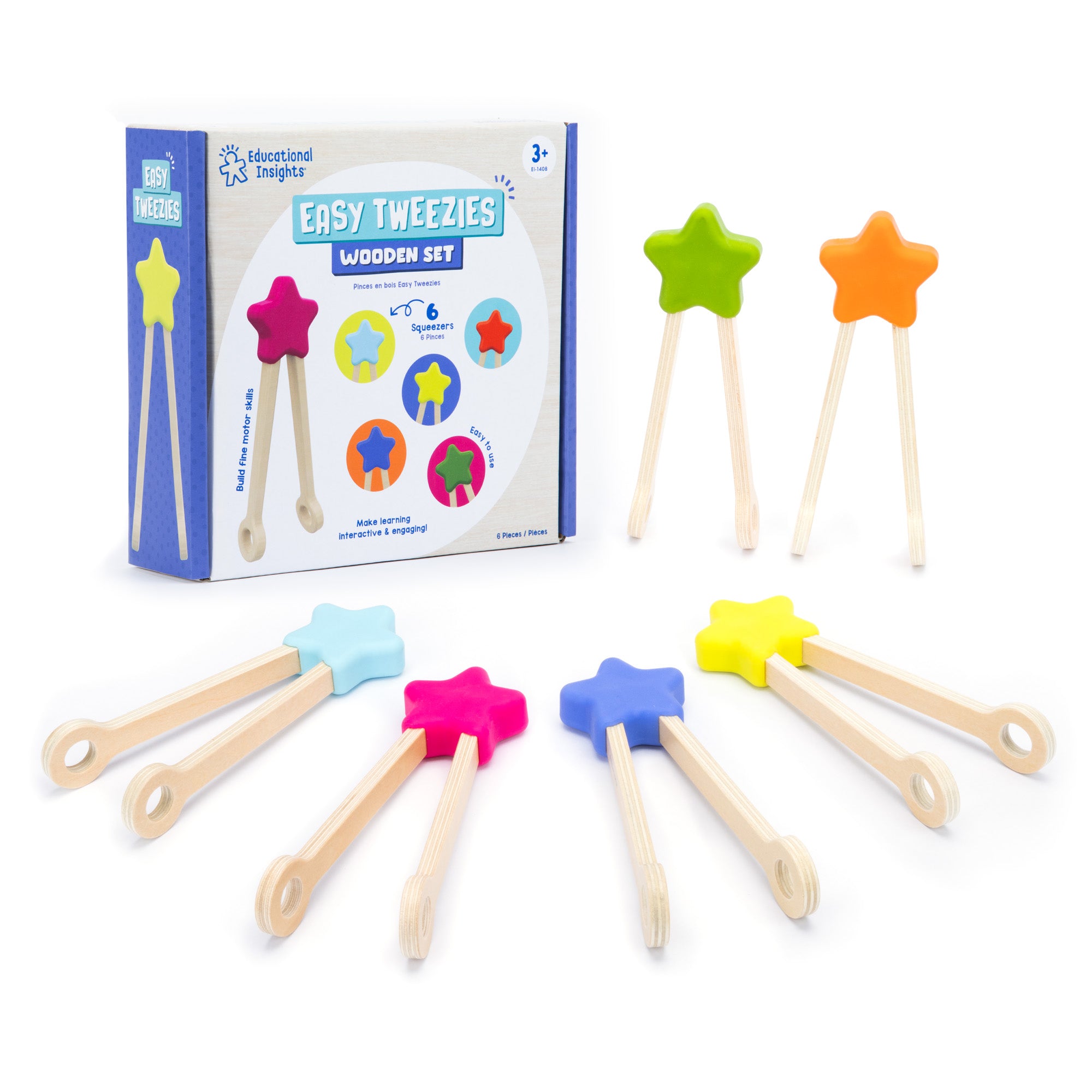 Learning Resources - Easy Tweezies Groepsset met Grijptrainingstangen
