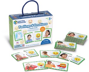 Learning Resources - Puzzelkaarten Gevoelens en Emoties