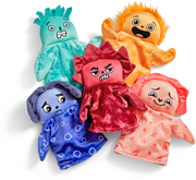 Learning Resources - Gevoelens Handpoppen Set - Geliefd, Zenuwachtig, Gefrustreerd, Eenzaam en Opgewonden