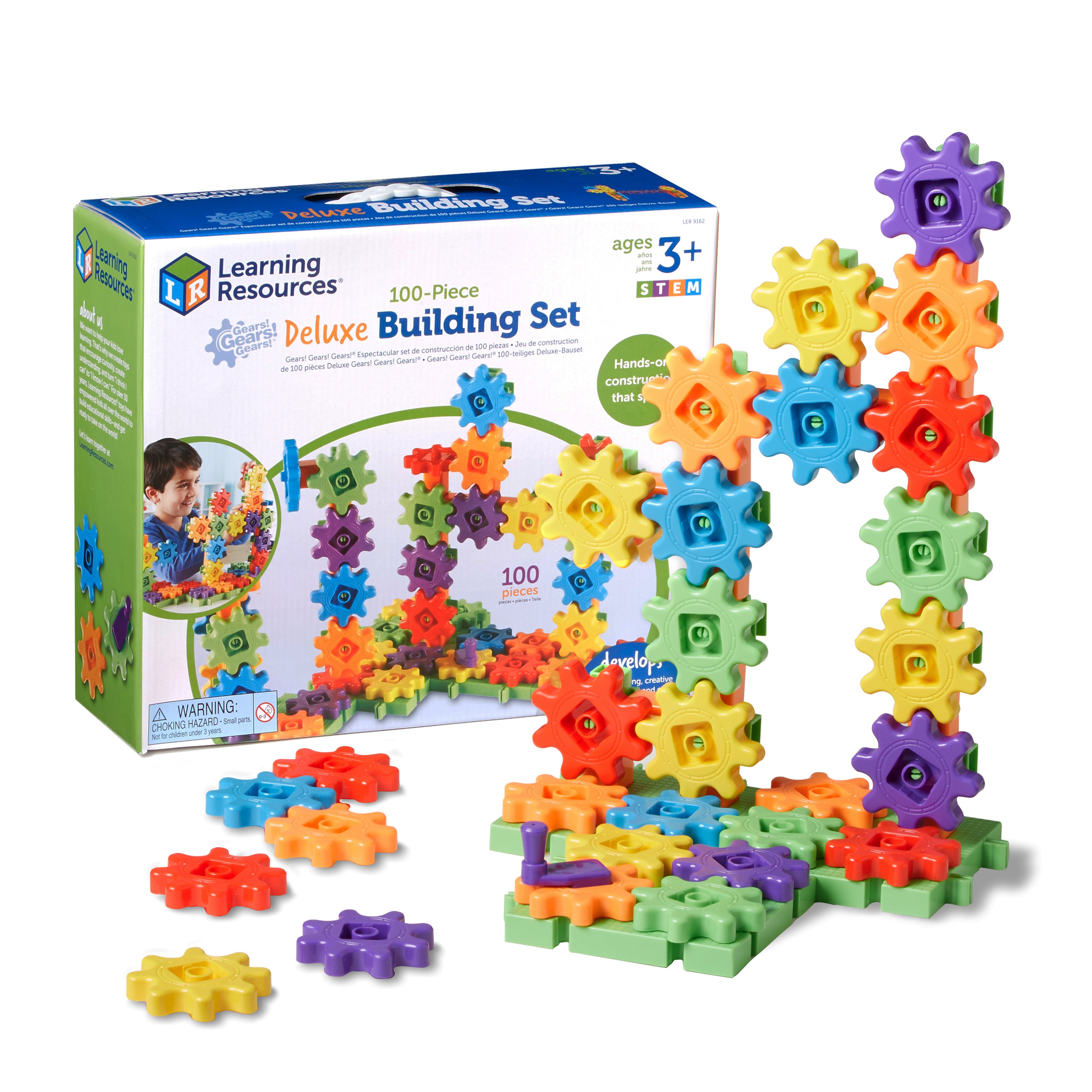 Learning Resources - Tandwielen Bouwset Deluxe - 100 Stuks