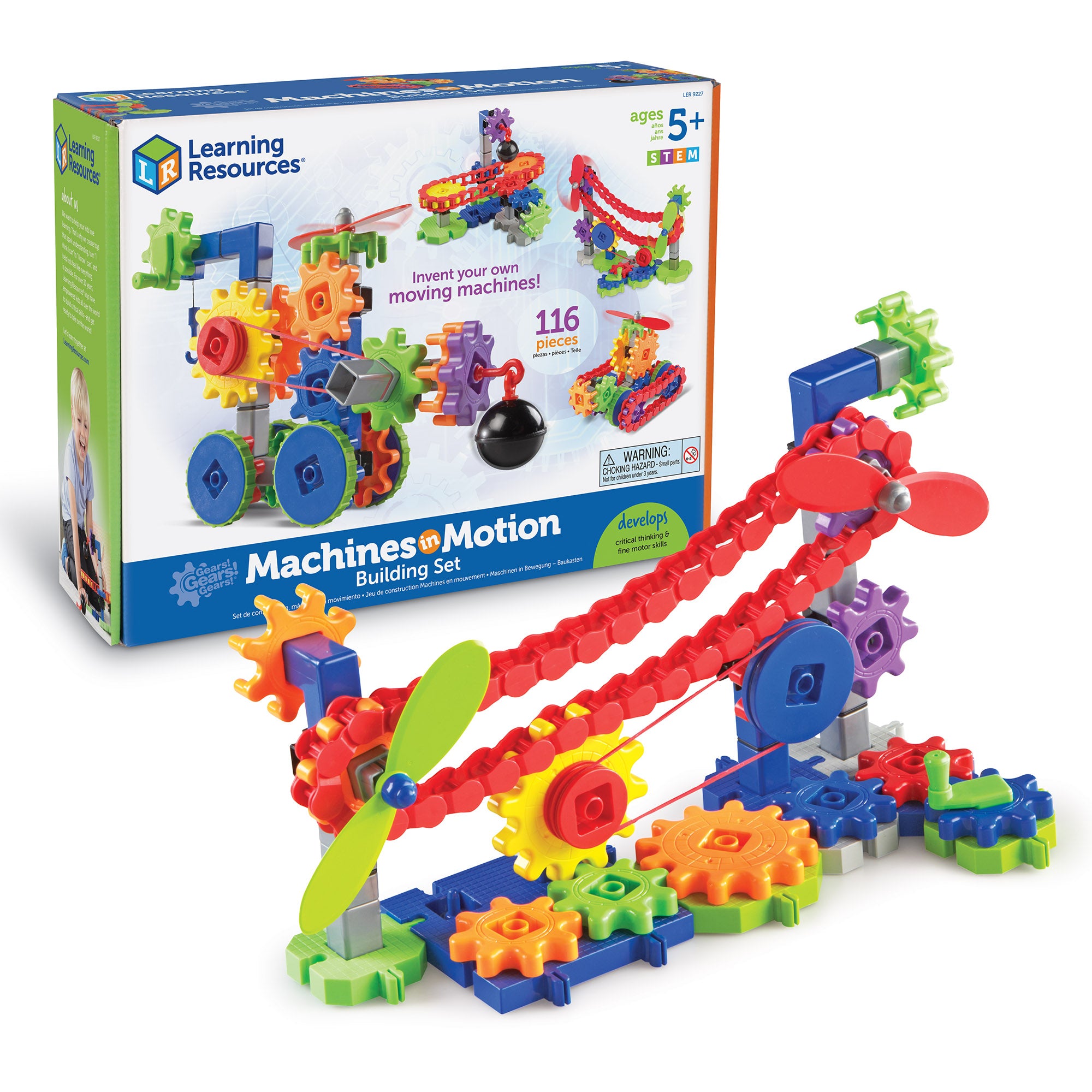 Learning Resources - Gears! Gears! Gears!® Machines In Motion - Tandwielen Bouwset