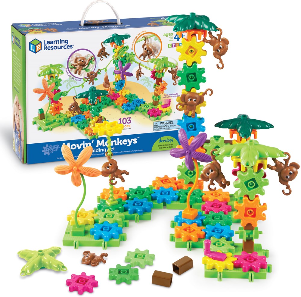 Learning Resources - Gears! Gears! Gears!® Movin' Monkeys® Bouwset