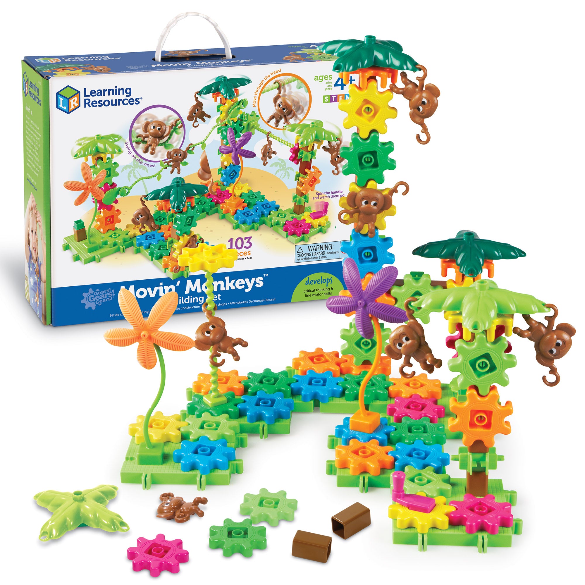 Learning Resources - Gears! Gears! Gears!® Movin' Monkeys® Bouwset