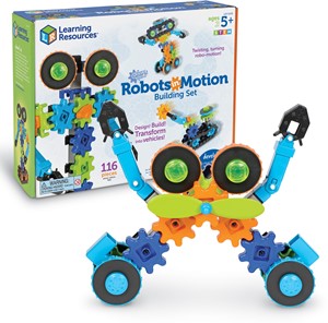 Learning Resources - Tandwielen Robots in Beweging Bouwset