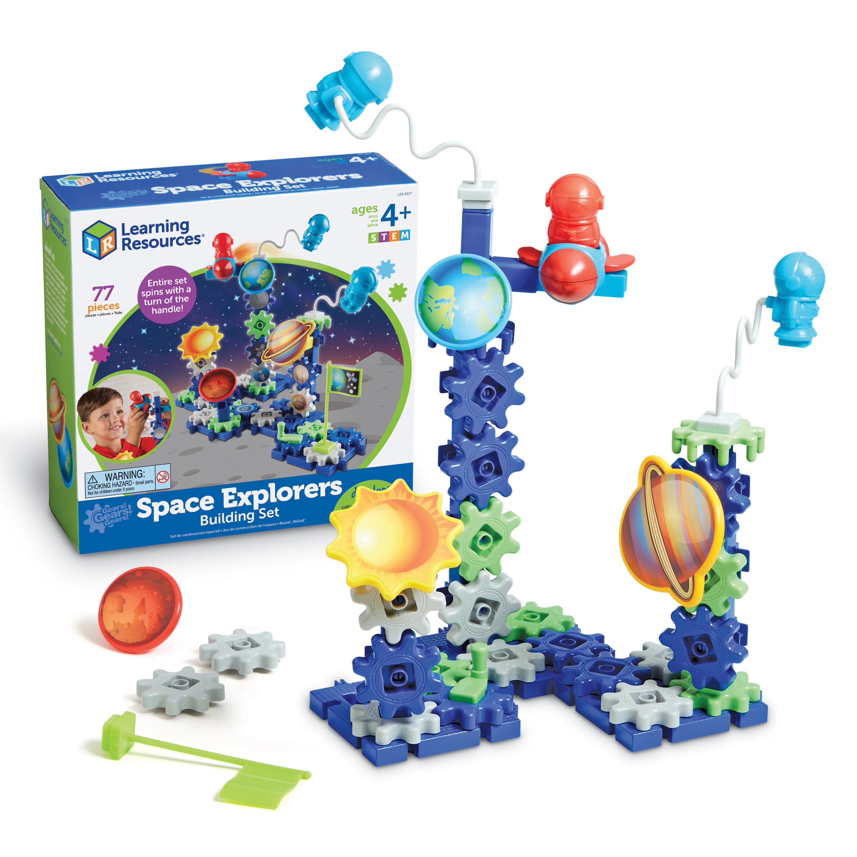 Learning Resources - Gears Gears Gears! Ruimte Ontdekkers Bouwset